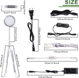 Linkable Under Cabinet LED Lighting 12V Dimmable Puck Lights with Wireless RF Remote Control, Hardwired & Wall Plug in