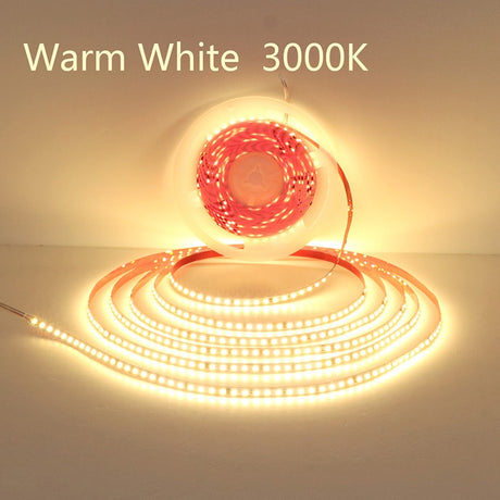 AC220V 230V 5M 600 LED Strip 2835 120LEDs/m Home Lamp Strip Red Ice Blue Green Yellow Pink Flexible And Cuttable Soft Lamp Bar