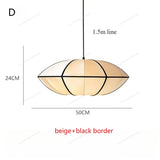 Wabi-sibi Japanese Style  Medieval Dining Room Chandeliers Foyer Pendant Lamp Applicable To Interior Lighting Room Decoration