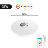  52W RGB Ceiling Lamps Music Player Bluetooth Remote APP Control Light Dimmable 220V for Bedroom Indoor Decoration Lustre