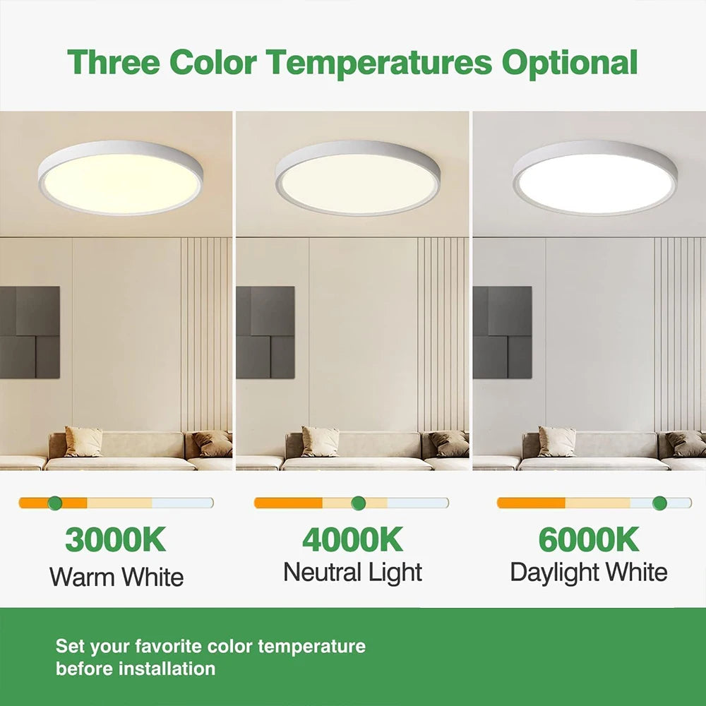 Modern LED ceiling light Led lights for room living room dining room lighting lamps AC 220V waterproof ceiling light