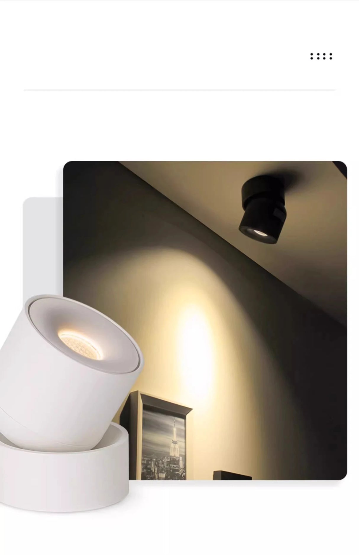 7w 10w 15w Living Room Light Fixture Ceiling Lamp for Home Kitchen Indoor 110V220V Dimmable Led Downlight Spot Spotlights Foldable