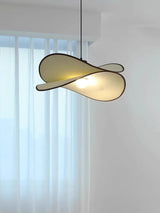Vintage Potato chip CChandelier ceiling LED Fabric art Hanginglights Living room Bedroom Study Famous Indoor Lighting