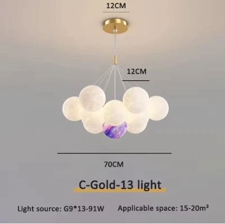 Modern Bubble Hanging Chandelier - Nordic LED Pendant Light Fixture