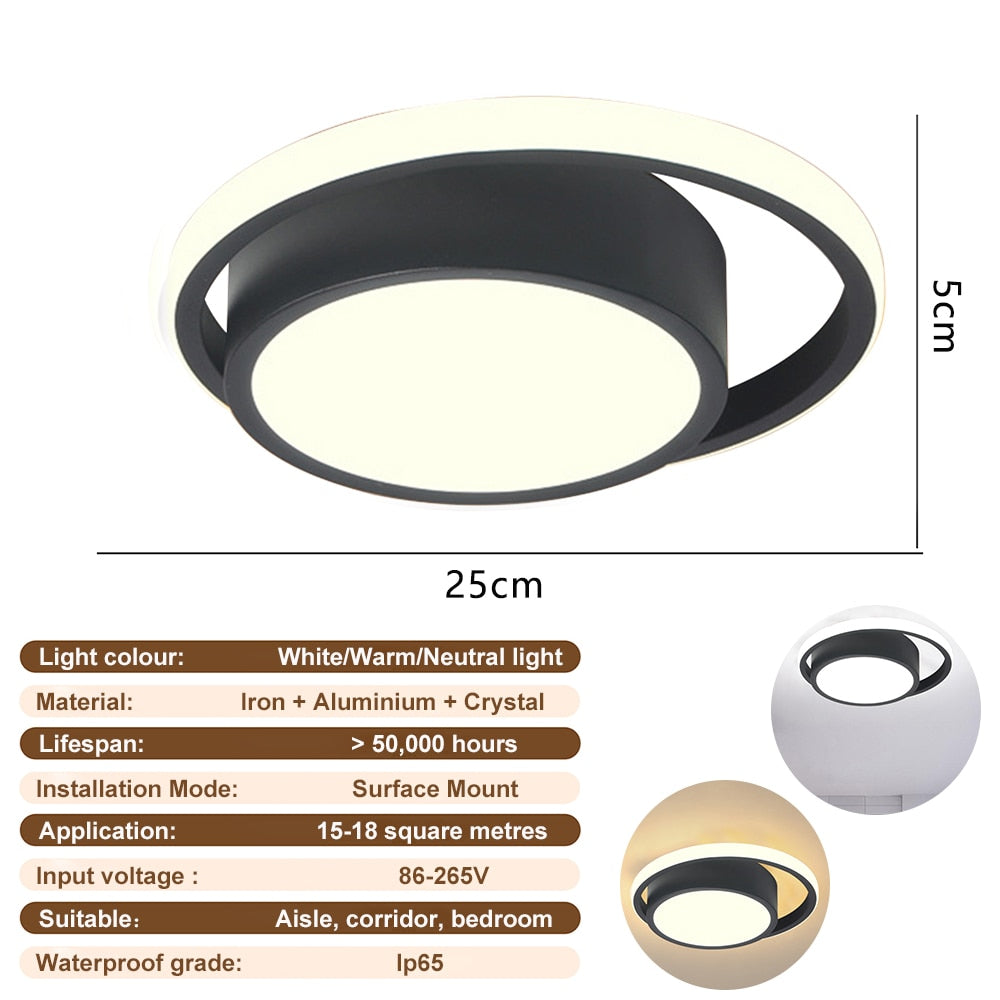 Nordic Modern LED Ceiling Lights Surface Mount Pendant Chandelier Living Room Bedroom Indoor Kitchen Dining Lighting Lamp