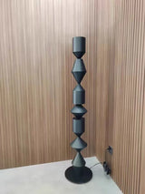 Modern Minimalist Creative Wood LED White and Black Floor Lamps Living Room Study Bedroom Indoor Home Decoration Light Fixtures
