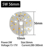 LED Bead Ceiling Lamp Renovation Lamp Board Circular Dual Color Dimming Bulb 3W 5W 7W 9W 12W 18W 24W Down Lamp SMD Light Source