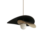 Modern Designer Hat Pendant Light Wabi Sabi Minimalist LED Chandeliers Restaurant Nordic Pendant Light LED Chandeliers Fixture