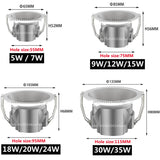 IP65 Waterproof LED Bathroom Downlight - Recessed COB Spotlight for Shower