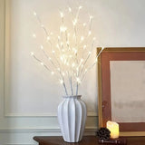 Battery Operated White Birch Branch Lights - 20 LED Decorative Willow Twigs