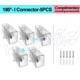 DIY Hexagon Garage LED Tube Accessories & Connector Set (110-240V) - Suspension Wire Cable Kit for Honeycomb Workshop & Barber Shop Lighting