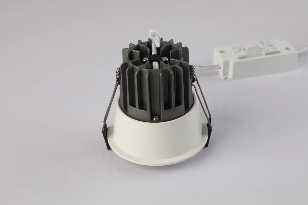 Dimmable Led Downlight Recessed Ceiling Lamp Spotlight Aluminum COB 110V 220V Home Office Store Spot led Hole 65/75/90mm