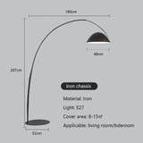 Modern Minimalism Vertical Led Floor Lamps Living Room Sofaside Fishing Lamp Lighting Home Bedroom Light Ambient Luster Fixtures