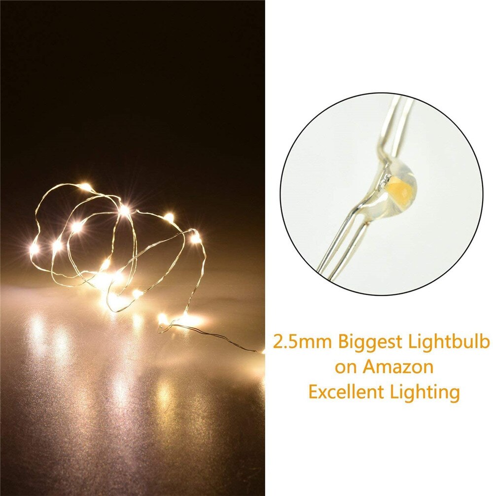 LED Wine Bottle Lights 2M 20LEDs Cork Shape Copper Wire Colorful Mini String Lights For Christmas Tree Wedding Party Decor Bottl