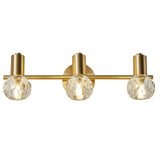Modern Gold Luxury Crystal Wall Lamp Living Room Decoration Study Bedroom Bathroom Mirror Front Home Led Indoor Light Fixture