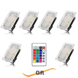 For Tesla RGB LED Lights Bulbs Kit Atmosphere Lamp Projector Trunk Lamp With Remote Control Car Interior for Tesla Model Y 3 X S