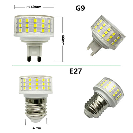 12W 2835 LED Light Bulb E27 E14 AC220V ; G9 110-220VAC 88LEDs white / warm white SMD LED light Lamp