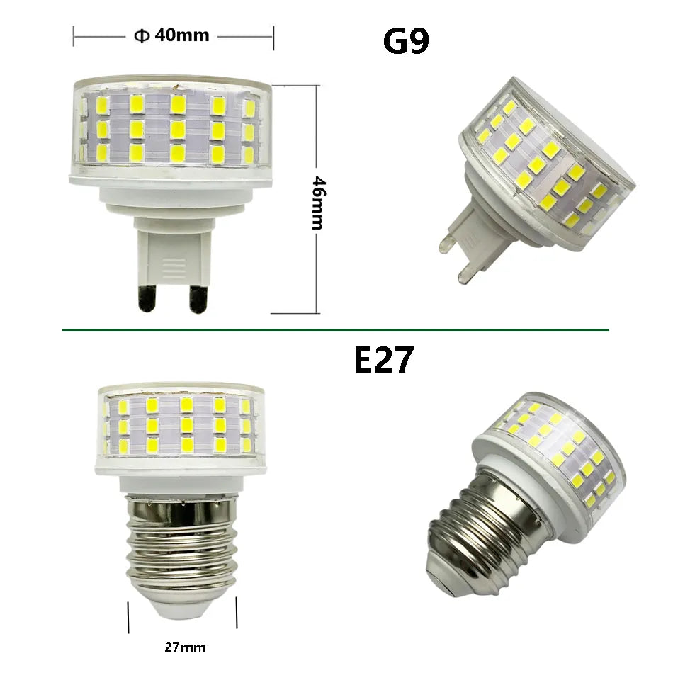 12W 2835 LED Light Bulb E27 E14 AC220V ; G9 110-220VAC 88LEDs white / warm white SMD LED light Lamp