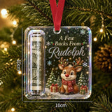 Money Storage Christmas Tree Hanging Ornament Clear Piggy Bank Christmas Decoration 2026 Cash Slot Hanging Pendant Navidad Decor
