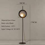 Modern Nordic Glass Shade Floor Stand Light Indoor Home Decors Design Living Room Hotel Bedroom Floor Lamp