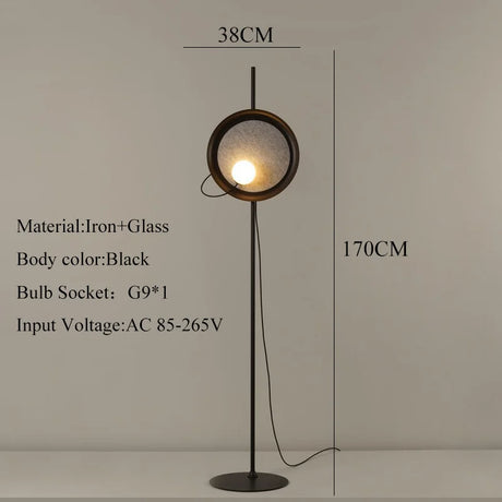Modern Nordic Glass Shade Floor Stand Light Indoor Home Decors Design Living Room Hotel Bedroom Floor Lamp