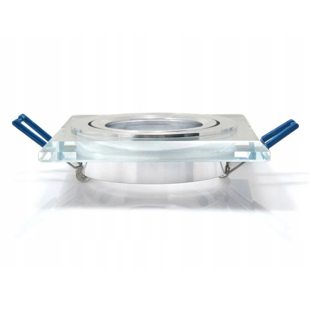 4Stks/Crystal Led Armaturen Halogen Spots GU10 MR16 Frame Verzon kin Led Fittings Montage Armatur