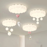 Modern Cloud LED Ceiling Light - Bubble Ball Lamp for Children's Bedroom