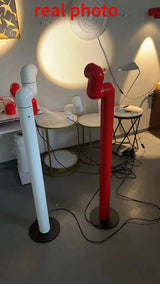Spanish Space Age floor lamp Designer Replica Red White Water Pipe Standing Lamp For Living Room Sofa Bedroom Room Decoration