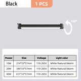 LED Track Light System & Rail Kit - Modern Ceiling Floodlight Spot Lighting Fixture for Living Room, Bedroom, Office & Clothing Store