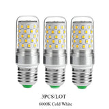 E26 E27 LED Corn Light Bulbs 12W 9W Lamp 80W Incandescent 1000lm Warm White 2700K Edison Screw Candle Home Bedroom 3PCS