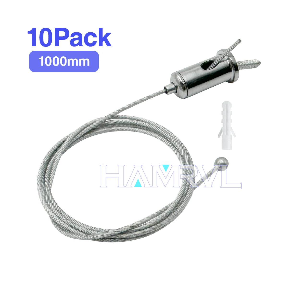 DIY Hexagon Garage LED Tube Accessories & Connector Set (110-240V) - Suspension Wire Cable Kit for Honeycomb Workshop & Barber Shop Lighting