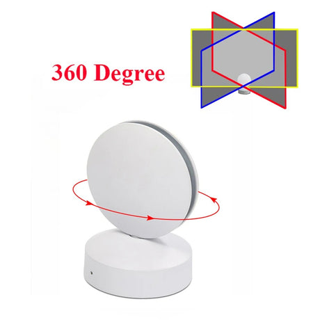 LED Wall Light Lamp IP67 Waterproof Spotlight RGB Window Sill Lamp Home Garage Door Corridor Hall Gallery Hotel Aisle Decorate