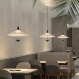 Wabi-Sabi Fabric Hanging Chandelier Light - Simple Cloth Ceiling Pendant Lamp Fixture for Bedroom, Dining Room & Living Area