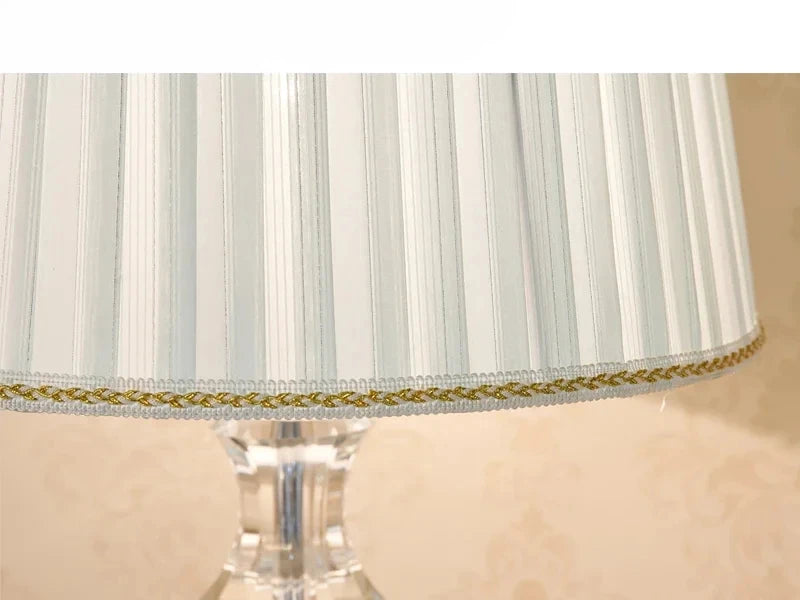 2025 Niche Light Luxury Crystal Table Lamp Villa Bedroom Bedside Modern Pleasure Simple Palace Bedside Lamp Home