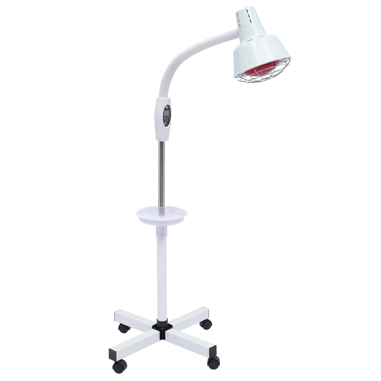 275W Infrared Heat Lamp Near Red with Flexible Arm & Remove Control Standing Lamp for Relieve Joint and Muscle Aches 110V