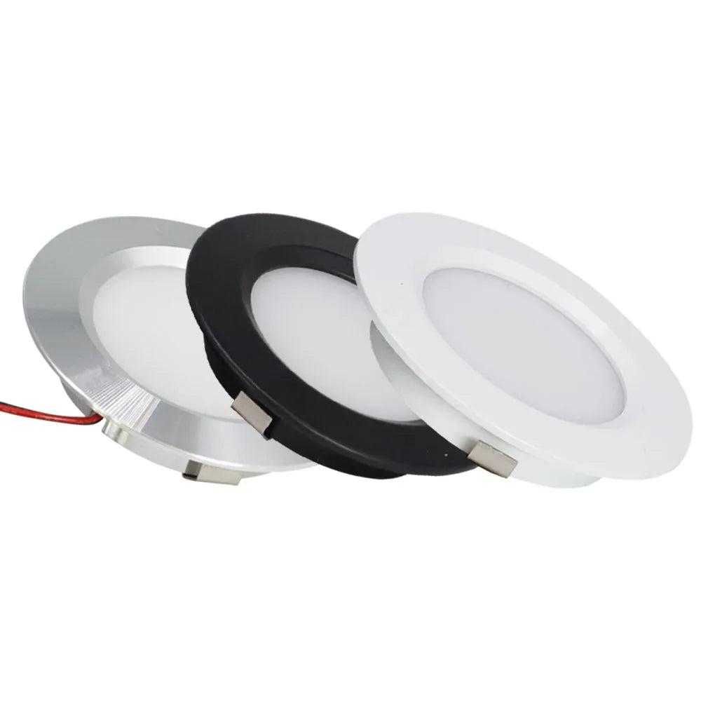 LED Downlight Caravan Camping Trailer Led Spot Light 12V Lamp RV Ultra-thin Suction Lights LED Down Light Recessed Ceiling Light