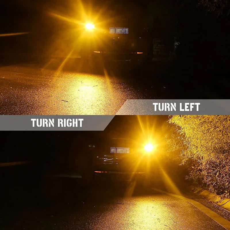 2 PCS 1156 BA15S 7443 W21W LED Bulb Canbus Error Free 12V 24V 3014-144SMD 6500K White Car Tail Brake Parking Turn Signal Lights
