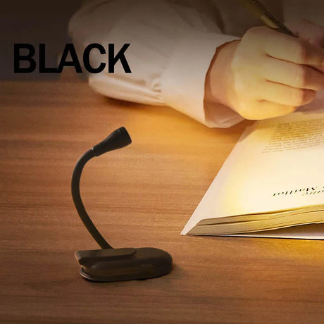LED Book Lights Rechargeable Night Light Adjustable Mini Clip Study Desk Lamp Eye Protection Reading Lamp Travel Bedroom 1/2Pcs