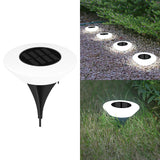 14 LED Solar Ground Lights - Waterproof Outdoor Disk Lights for Garden & Pathway
