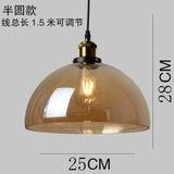 American Retro Industrial Loft Chandelier Bar Counter Restaurant Bar Pendant Lamp Creative Home Simple Glass Hanging Lights