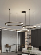 Living Room Chandelier Nordic pendant lamp Modern Dining room Chandelier  Ring Lamp Bedroom Restaurant Lamps LED Ceiling lights