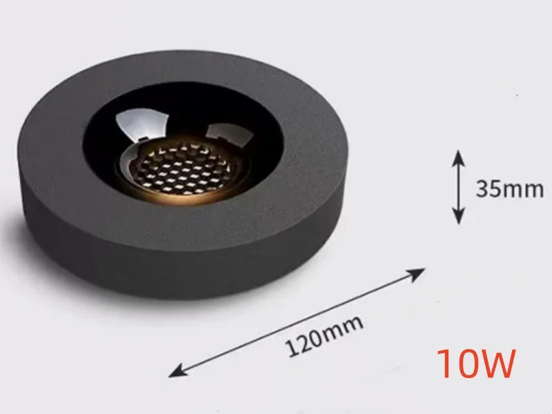 Fashionable ultra-thin 3.5CM surface mounted anti glare full spectrum COB tube lamp, home living room hallway, no opening