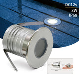 IP68 Waterproof LED Pool Light - 3W Underwater Spotlight for Ponds & Fountains