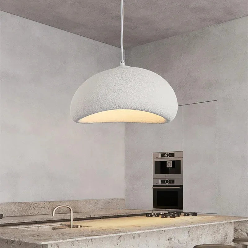 Wabi-Sabi E27 Pendant Light - Nordic Modern Chandelier for Dining Room & Cafe