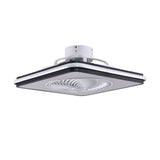 Ceiling Fan with Lights 22inch Modern Semi-Flush Mount Ceiling Fan with Remote Dimmable 3 Color 3 Speed Fan Lighting