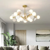 Pendant Lamp Glass Ball Ceiling Hanging Light Suspension for Bedroom Dining Living Room Kitchen