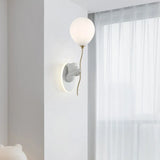 Creative Cartoon Balloon Wall Lamp - Pink & White Princess Room LED Light