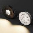 Dimmable Led Downlight COB Ceiling Spot Light 3w 85-265V Recessed Indoor Ceil Lamp Angle Adjust Under Cabinet Jewellery Wardrobe