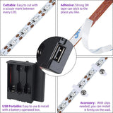 LED 2.5m 10W Black Light Strip with USB Plug Battery Box LED for Glow Neon Party Halloween Birthday outdoor camping Fluorescent Light