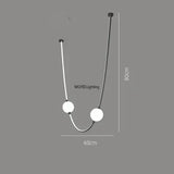 Modern Glass Ball Chandelier Living Room Decor Led Curve Dimmable Staircase Light Villas Loft Dinning Table Nordic Hanglamp